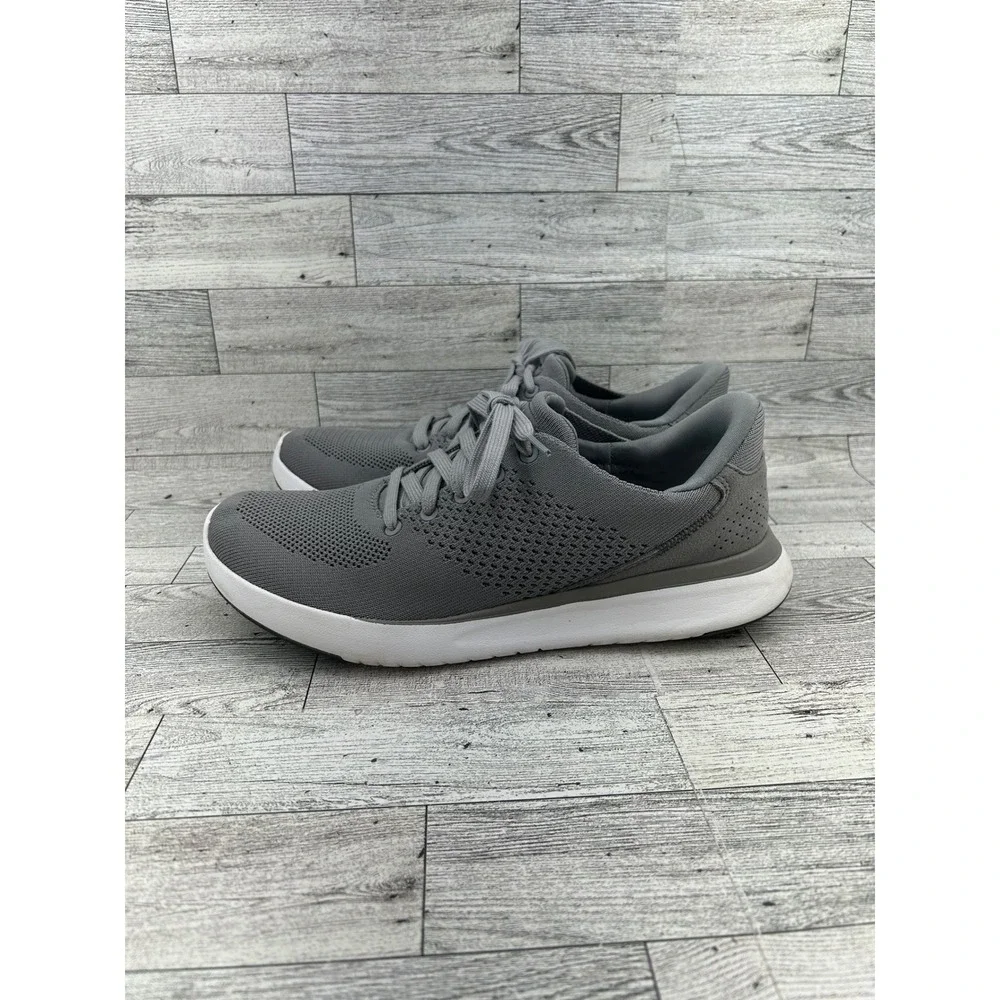 Kizik Lima Storm Gray Hands-Free Slip On Knit Sneakers Men Sz 7.5 Women Sz 9‎